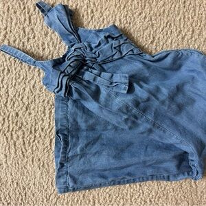 Habitual Girls denim wide leg Jumpsuit